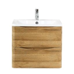 Тумба с раковиной Belbagno Acqua ACQUA-700-2C-SO-RR Rovere Rustico