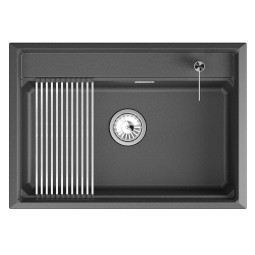 Кухонная мойка Granula Kitchen Space 73х51 KS-7301i черный