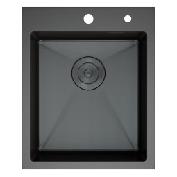 Кухонная мойка DQ 50х41 DKS415006 графит