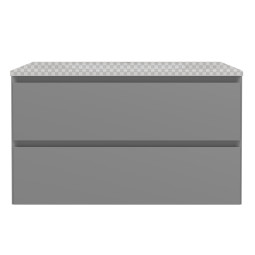 Тумба под раковину Vincea Luka Soft-Touch 80 VMC-2L800MG M.Grey Soft-touch