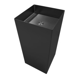 Раковина Abber Wasser Kreis 39,6x39,6 AF2413MB черный матовый