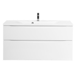 Тумба под раковину Belbagno Marino H60-1000-2C-SO-BL-P Bianco Lucido