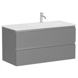 Тумба под раковину Sancos Folk 100 FL100RES правая матовая