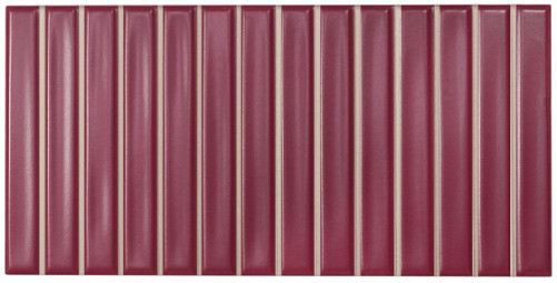 Настенная плитка Wow Sweet Bars Berry Matt 12,5x25
