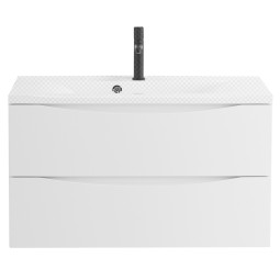 Тумба под раковину BelBagno Marino 1000-2C-SO-BO-P Bianco Opaco
