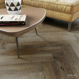 Виниловый ламинат Vinilam Parquet Herringbone Glue Тусон