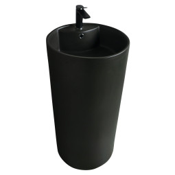 Раковина Gid Autonomo 45x45 Nb135bg черный графит