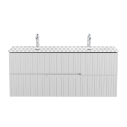 Тумба под раковину Cezares Duet-N-1200-2C-SO-2-BL Bianco Lucido