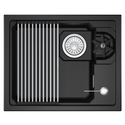 Кухонная мойка Granula Kitchen Space Rinzer 55х45 5505RU шварц