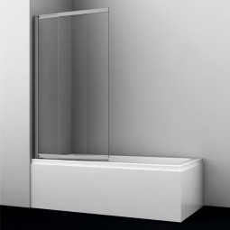 Шторка для ванны WasserKRAFT Tauber 140х100 64S02-100WS никель