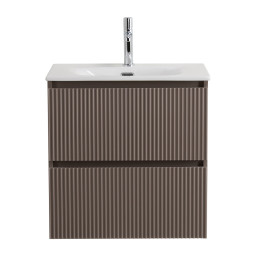 Тумба с раковиной BelBagno UNO-MINI 50 Бежевый матовый
