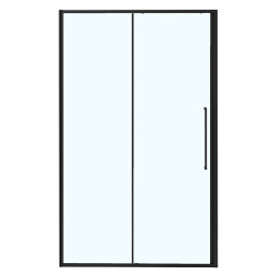Душевая дверь Azario Shanghai 150х195 AZ-Y43-150-MB-CL черный матовый