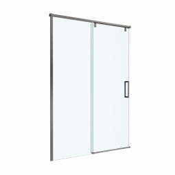 Душевая дверь BelBagno Soft Close-1 200х130 SOFT_CLOSE-1-BF-1-130-C-GM оружейная сталь