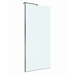 Душевая перегородка BelBagno Uno 200х90 UNO-L-1-TB-90-C-GM оружейная сталь