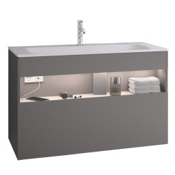 Тумба с раковиной Keuco Stageline 32872290100 инокс