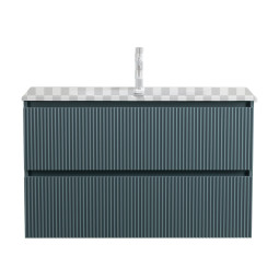 Тумба под раковину BelBagno UNO 100 UNO-1000-2C-SO-AO голубой матовый