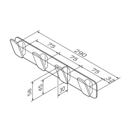 Крючок Am.Pm Inspire 2.0 A50A35922
