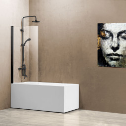 Шторка для ванны Vincea 140х80 VSB-11800CLB