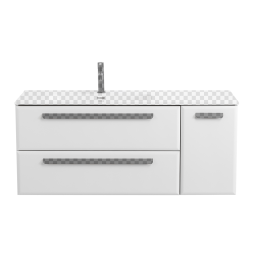 Тумба под раковину Cezares ECO-CER-N-1200-2C-1A-SO-BL-L Bianco Lucido