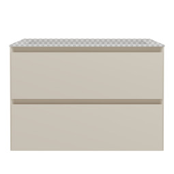 Тумба под раковину Vincea Luka Soft-Touch 60 VMC-2L600MBG M.Beige Soft-touch