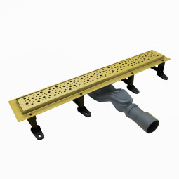 Душевой лоток Cezares Slider SLIDER-LD-80-BORO брашированное золото
