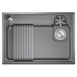 Кухонная мойка Granula Kitchen Space Rinzer 73х52 7308R алюминиум