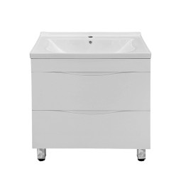 Тумба с раковиной Loranto Санторини 80 CS00105573 белый глянец