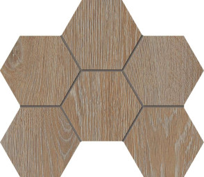 Мозаика Estima Kraft Wood KW01 Rusty Beige Hexagon 25x28.5