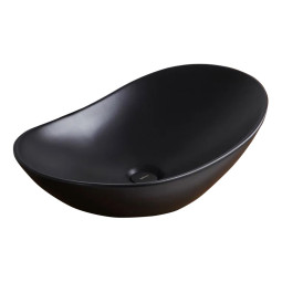 Раковина BelBagno 60,5х36 BB1404-H301 черный матовый