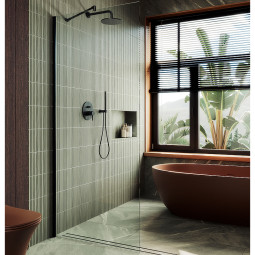 Душевая перегородка MaybahGlass 195х80 MGD-695-6ш