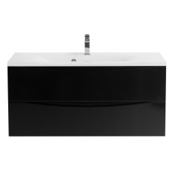 Тумба под раковину BelBagno Marino 1200-2C-SO-NL-P Nero Lucido