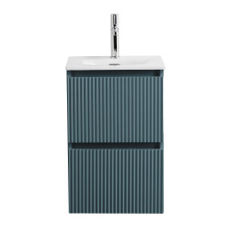 Тумба с раковиной BelBagno UNO-MINI 40 голубой матовый