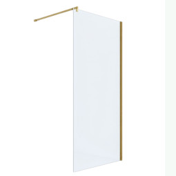 Душевая перегородка Loranto Sunway 120х200 CS-W04G-120 брашированное золото