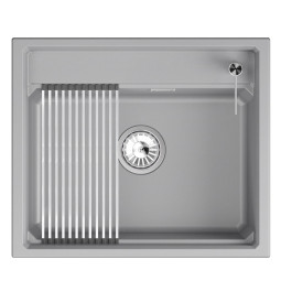 Кухонная мойка Granula Kitchen Space 60х51 KS-6003i алюминиум
