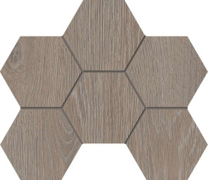 Мозаика Estima Kraft Wood KW02 Light Grey Hexagon 25x28.5