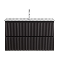 Тумба под раковину BelBagno UNO-MINI 100 UNO-MINI-1000-2C-SO-GSO Темно-серый матовый