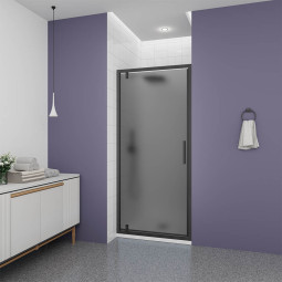 Душевая дверь Veconi Ottimo P30 B 190х70 OP30B-70-12-C9 черный матовый