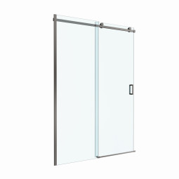 Душевая дверь BelBagno 200х140 SOFT_CLOSE-2-BF-1-140-C-GM оружейная сталь