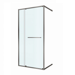 Душевая дверь Cezares Lux 195х100 LUX-B-FS-11-100-C-GM оружейная сталь