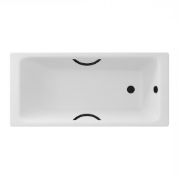 Чугунная ванна Delice Parallel 170х70 DLR220505RB на ножках