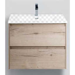 Тумба под раковину BelBagno Kraft 600-2C-SO-RGB Rovere Galifax Bianco