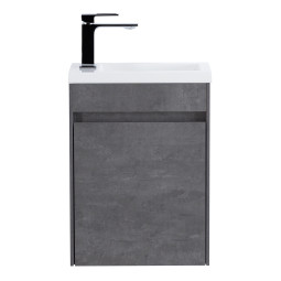 Тумба с раковиной BelBagno Pietra Mini-400-1A-SO-SCM-R Stucco Cemento