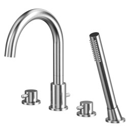 Смеситель для ванны Whitecross Y brushed nickel Y1232NIB