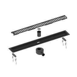 Душевой лоток Timo Drain System 80 DS230108/03 чёрный матовый