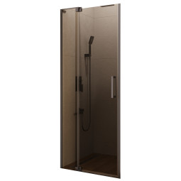 Душевая дверь Cezares Slider 70х195 Slider-B-1-70/80-BR-GM оружейная сталь матовая