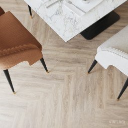 Виниловый ламинат Vinilam Parquet Herringbone Glue Монпелье