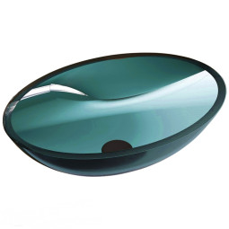 Раковина Abber Kristall 50x35 AT2802Aquamarin бирюзовая