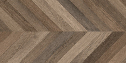 Керамогранит Laparet Wood Latina Brown Chevron M Коричневый Матовый Карвинг 60x120