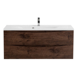 Тумба под раковину BelBagno MARINO-1100-2C-SO-RW-P темный дуб