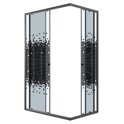 Душевой уголок Niagara Eco 117х78 NG-1012-14QBLACK